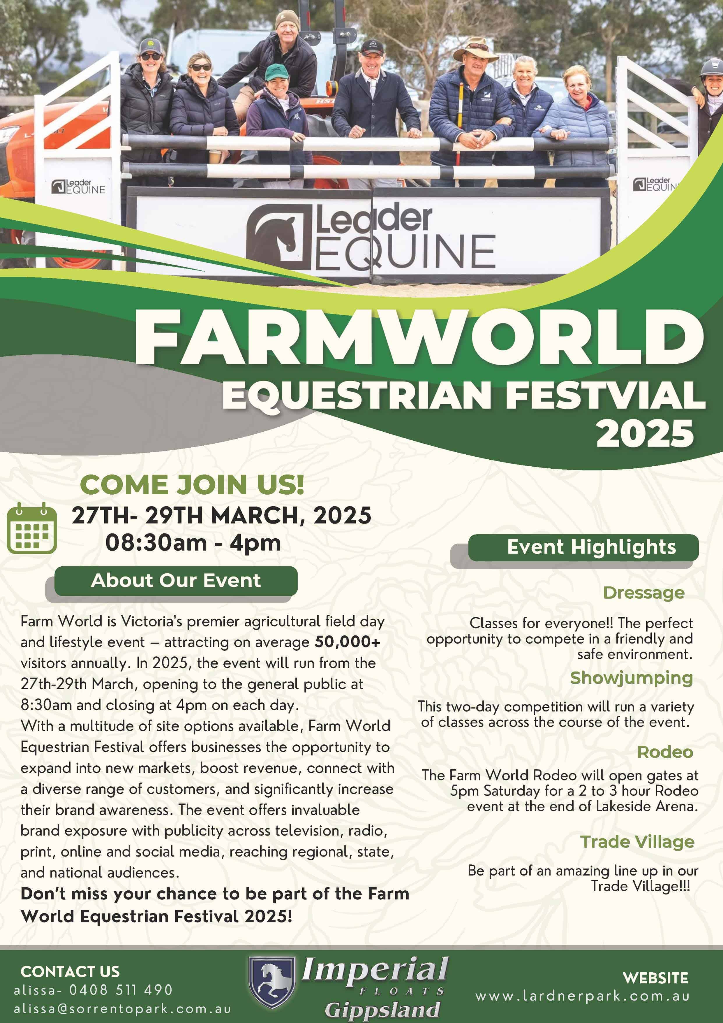 Farm World Equestrian - Flyer